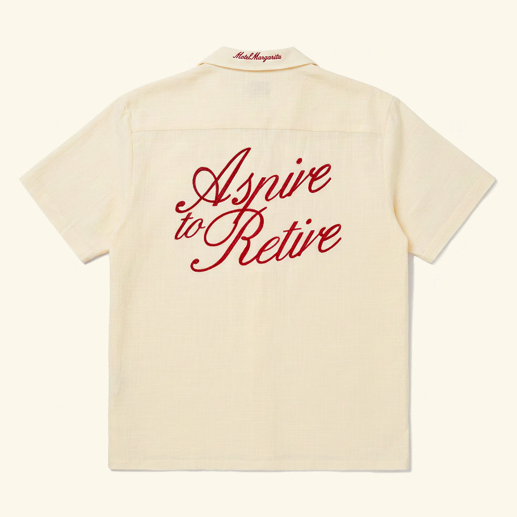 Aspire S/S Button Up - Bone