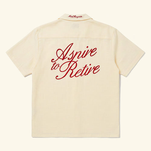 Aspire S/S Button Up - Bone