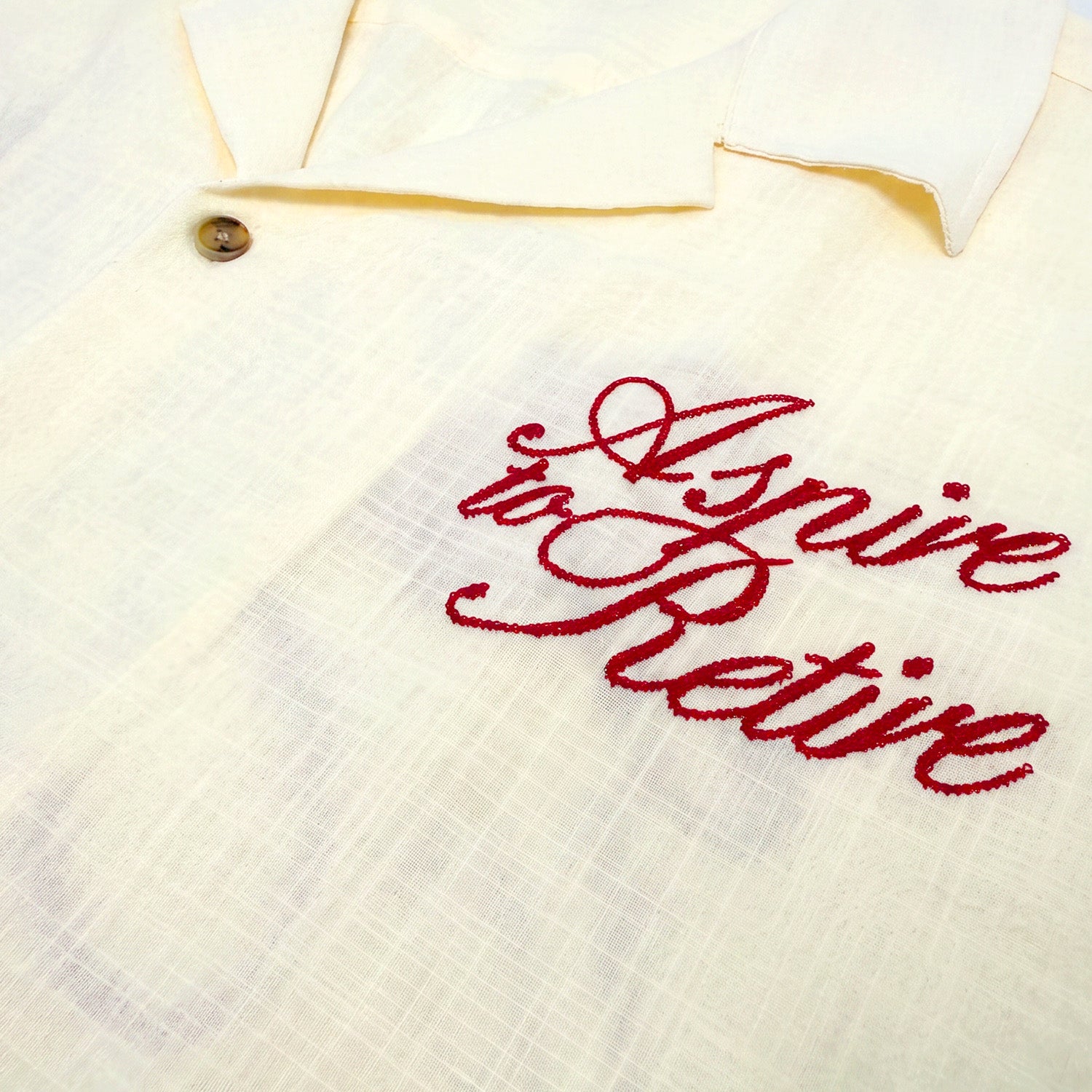 Aspire S/S Button Up - Bone