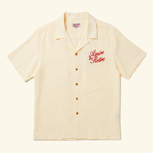 Aspire S/S Button Up - Bone