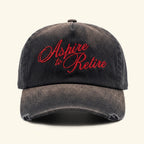 Retire Snapback - Distressed Black