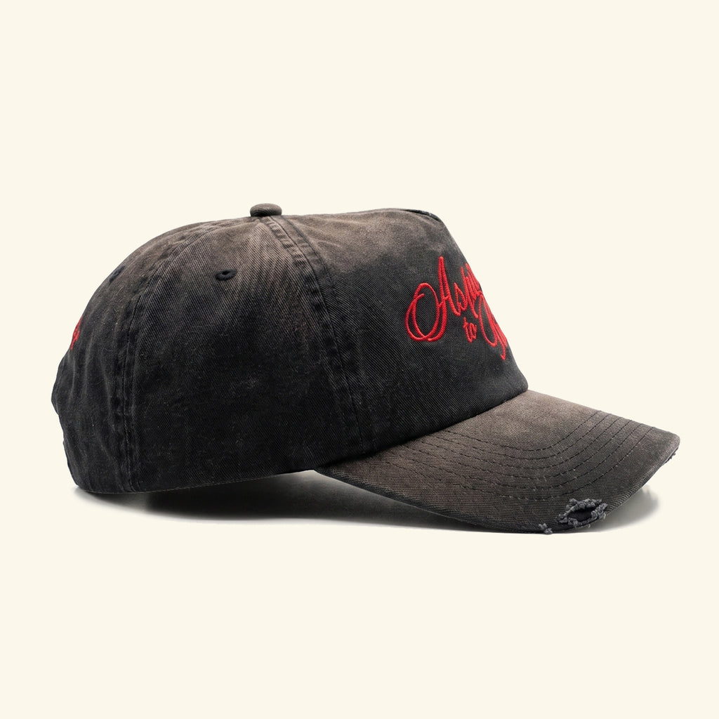 Retire Snapback - Distressed Black