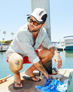 Sailing Cap - Bone/Black