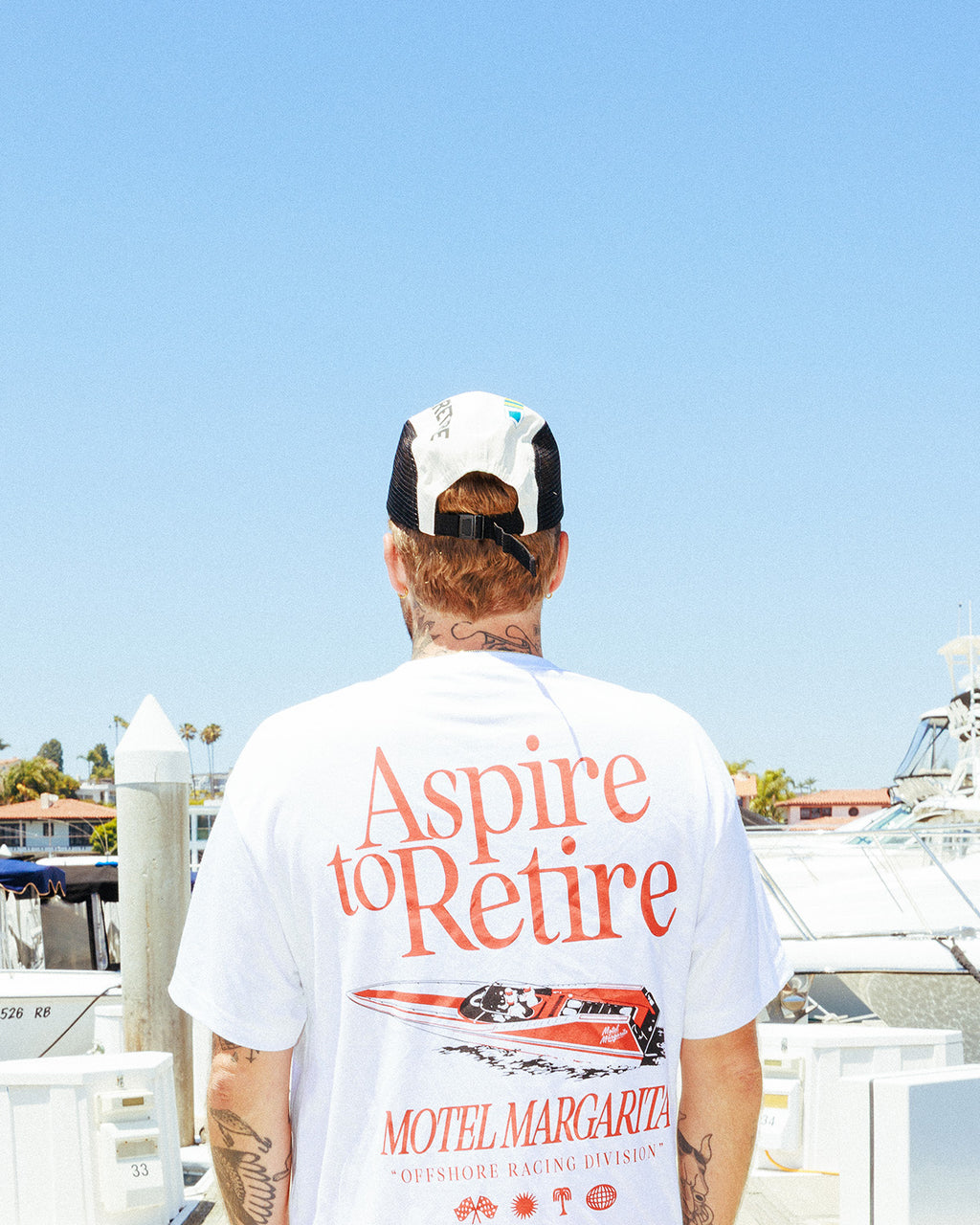 Sailing Cap - Bone/Black