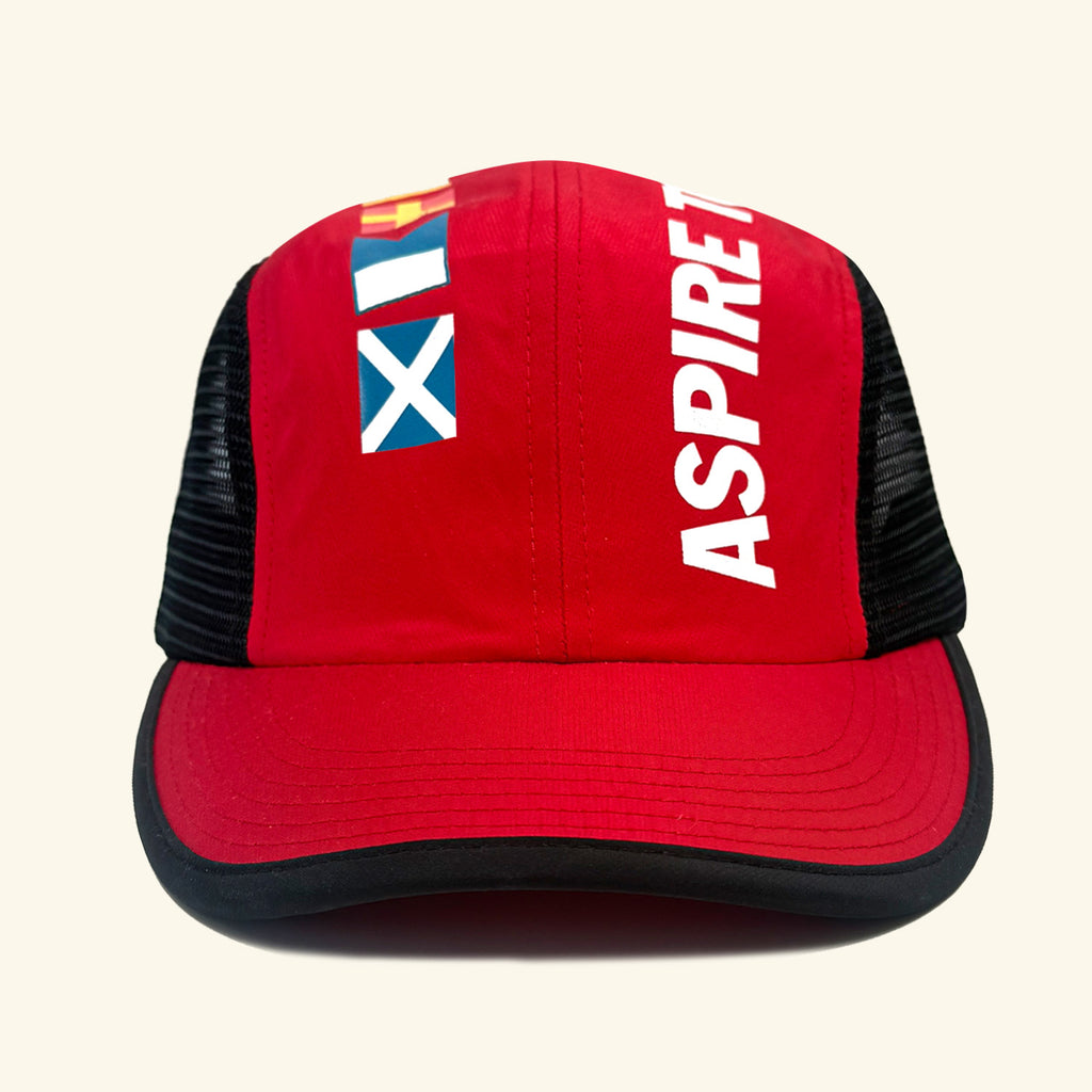 Sailing Cap - Red/Black
