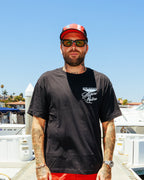Sailing Cap - Red/Black