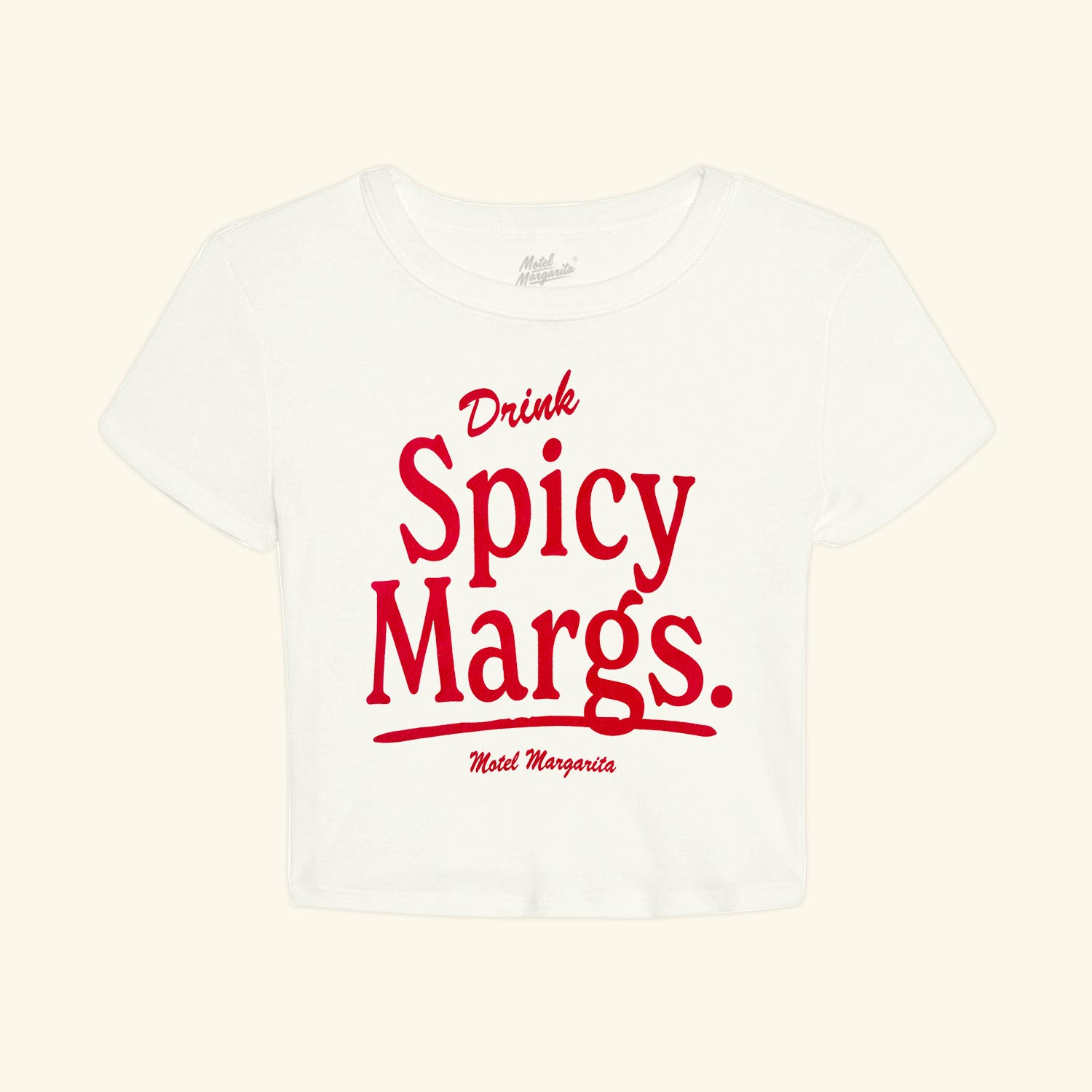 Spicy Margs. Baby Tee - Ivory