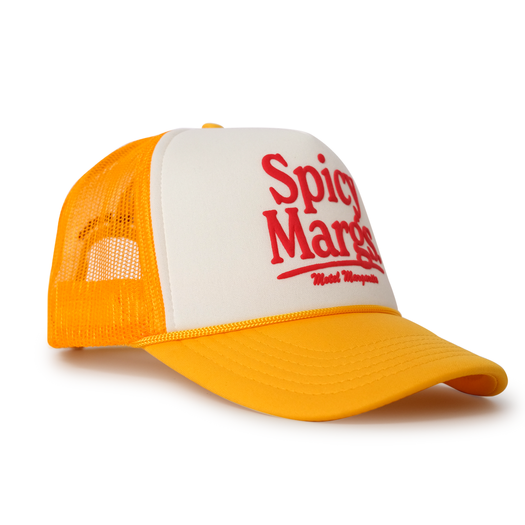 Spicy Margs Trucker - Bone/Marigold