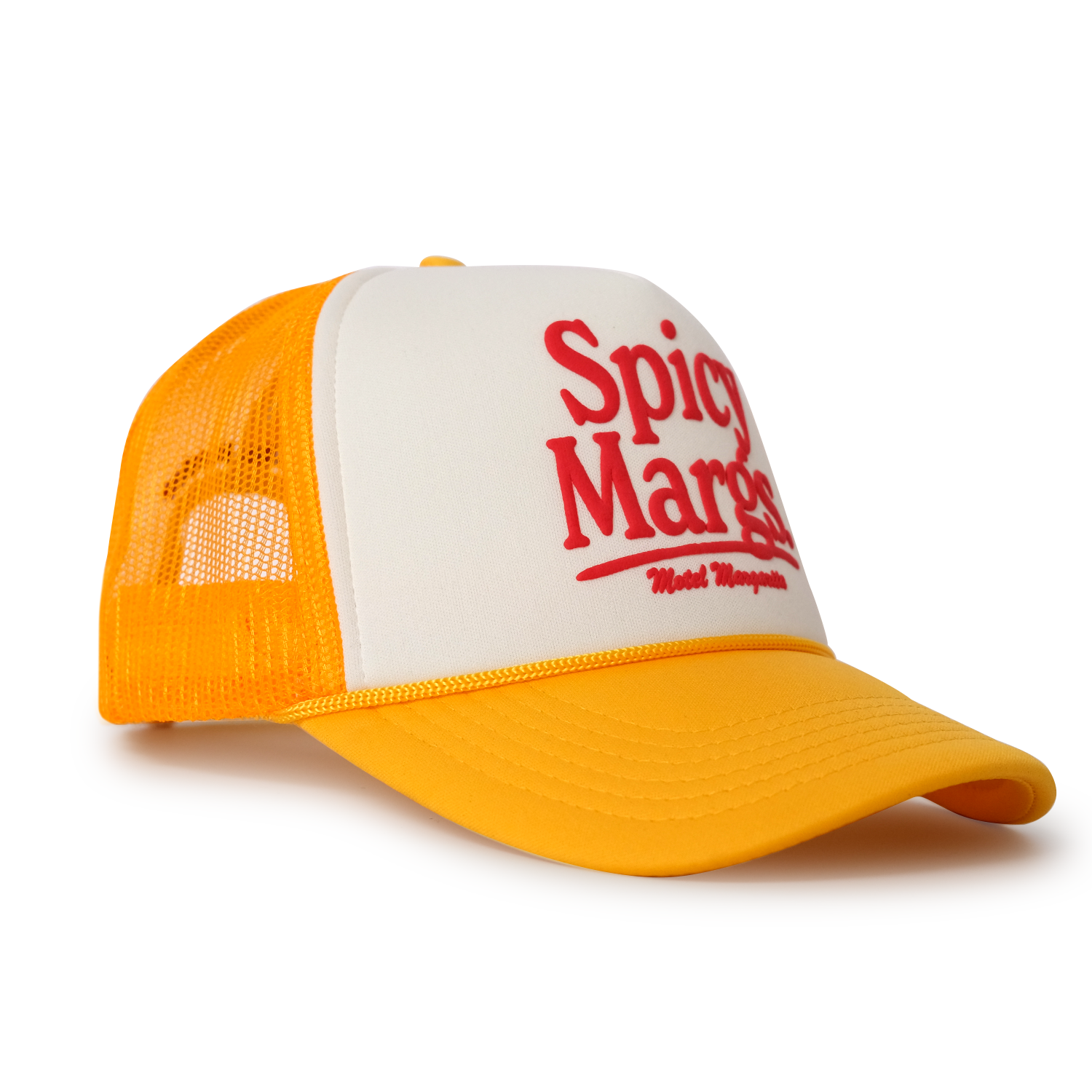 Spicy Margs Trucker - Bone/Marigold