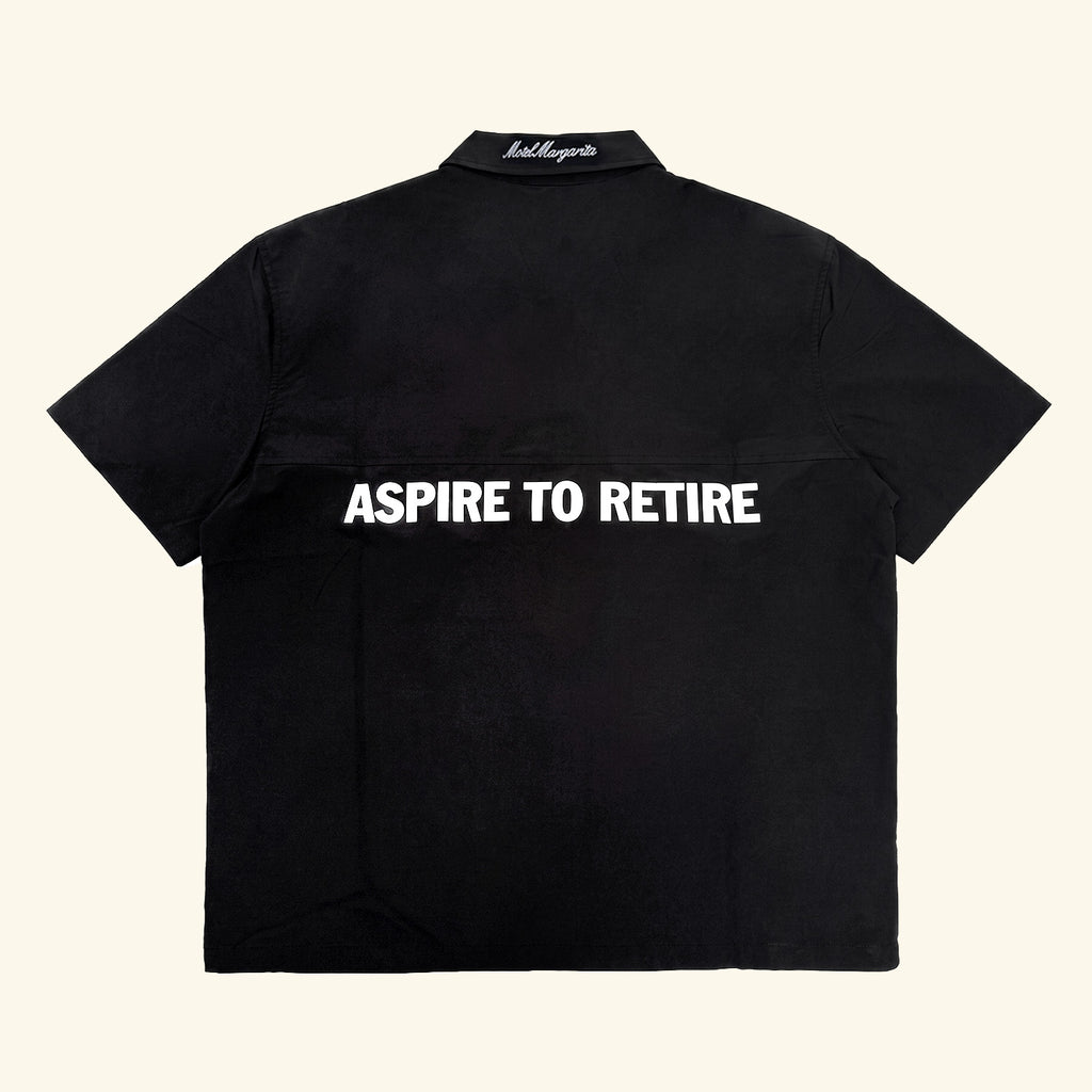 Squal S/S Quarter Zip - Black