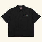 Squal S/S Quarter Zip - Black
