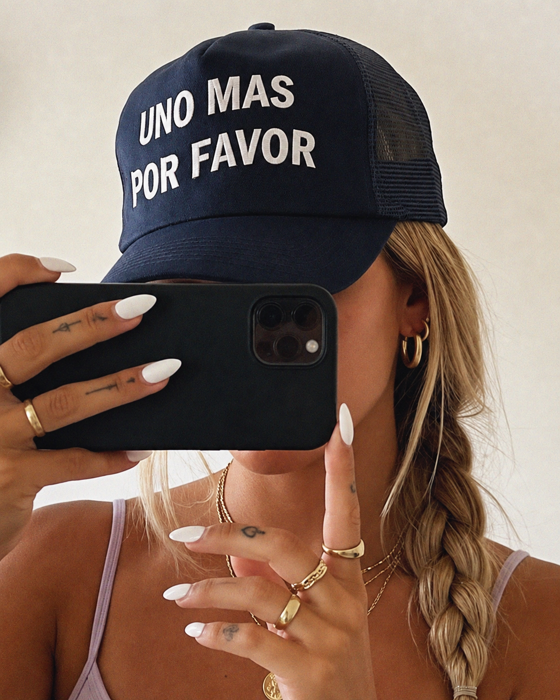 Uno Mas Trucker - Navy