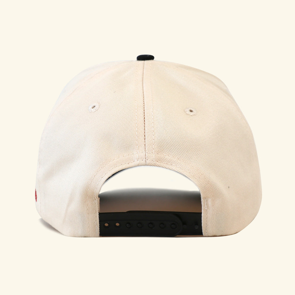 Vacation Snapback - Bone/Black