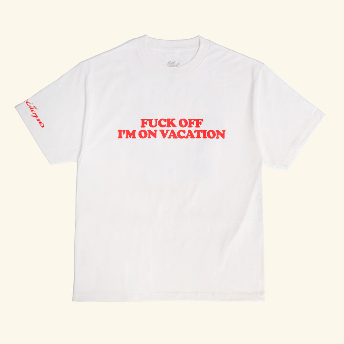 Vacation Tee - White