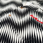 Waves Button Up - Bone/Black